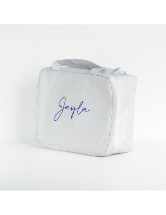 حقيبة منتجات الاستحمام - أبيض