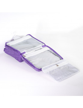 حقيبة منتجات الاستحمام - بنفسجي غامق